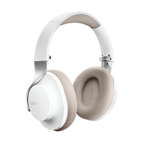 Shure AONIC 40 - Wireless Active Noise Cancelling Over-Ear Headphones - White