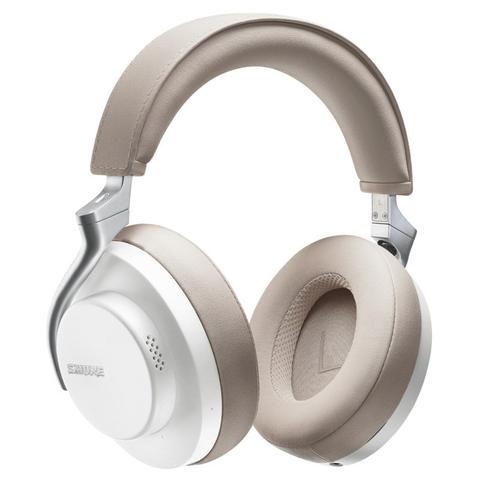 Shure AONIC 50 - Wireless Active Noise Cancelling Over-Ear Headphones - White
