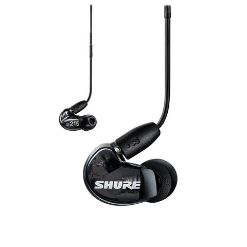 Shure SE215 Stereo In-ear Sound Isolating Earphones - Black