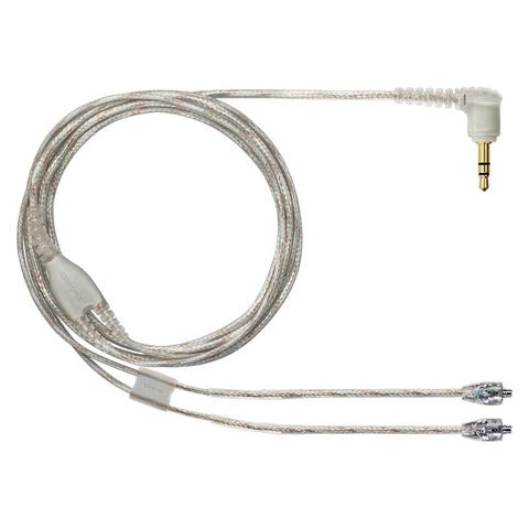 Shure 162cm Detachable Silver MMCX Cable for SE Series Earphones - Clear