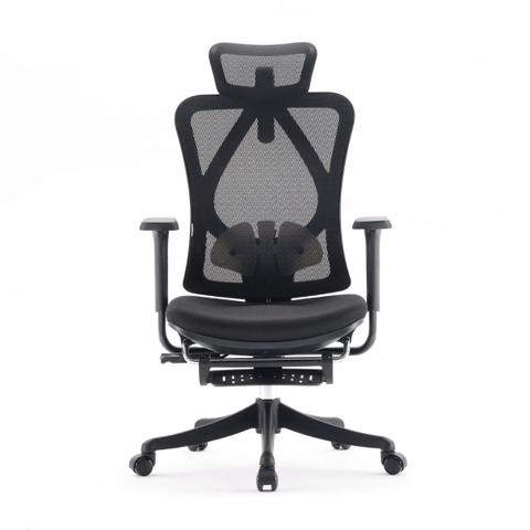 Sihoo M18 Pro Ergonomic Office Chair with Footrest - Black