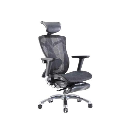 Sihoo V1 Ergonomic Office Chair with Footrest - Black