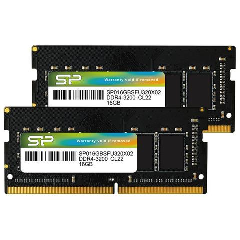 Silicon Power 32GB (2x 16GB) DDR4 3200MHz SODIMM Laptop Memory