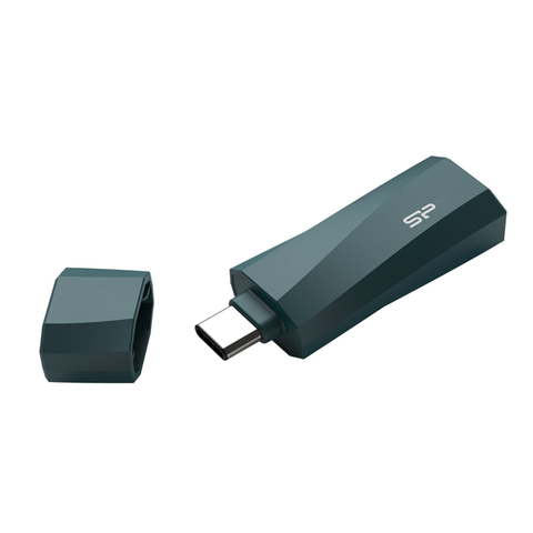 Silicon Power Mobile C07 256GB USB-C Flash Drive - Deep Blue