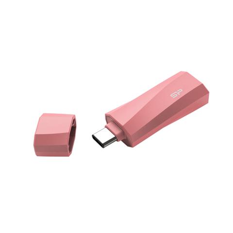 Silicon Power Mobile C07 256GB USB-C Flash Drive - Pink