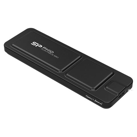 Silicon Power PX10 4TB USB-C Portable SSD - Black