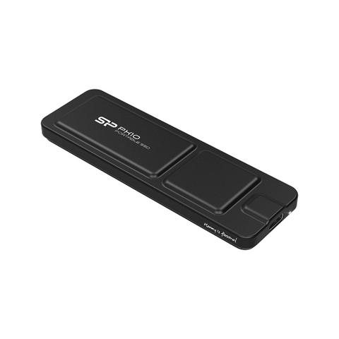 Silicon Power PX10 2TB USB-C Portable SSD - Black