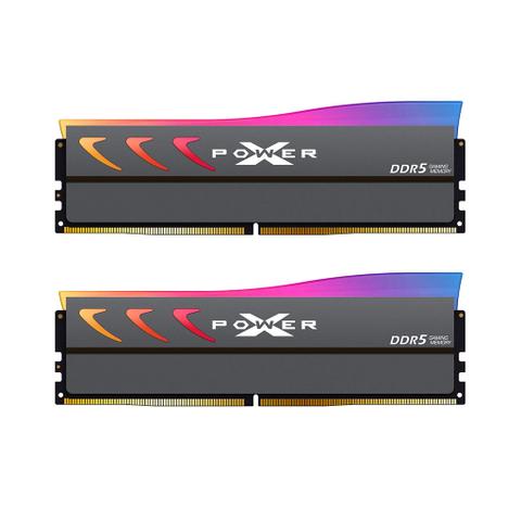 Silicon Power XPOWER Storm RGB 16GB (2x8GB) DDR5 6000MT/s CL36 Desktop Memory - Grey