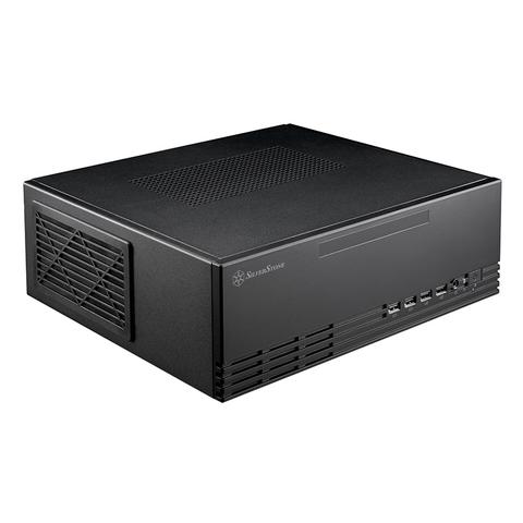 SilverStone Milo 11 Silm Micro-ATX Case - Black