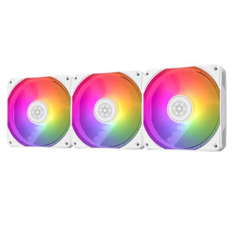SilverStone Air Nexus 120 ARGB 120mm White Fans - 3 Pack