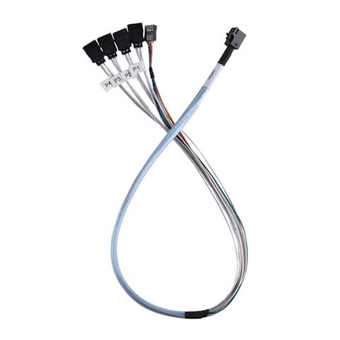 Silverstone CPS05-RE 0.6m SFF-8643 Mini SAS to SATA Cable
