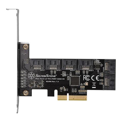 SilverStone ECS06 6 Port SATA3 PCIe Controller