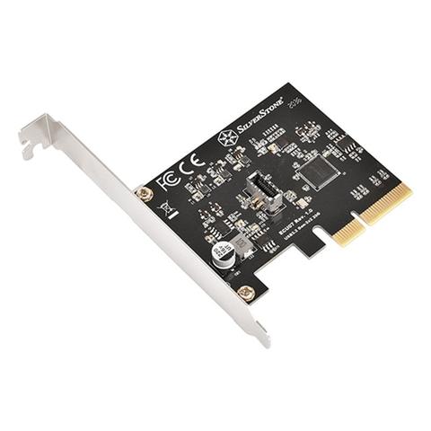 SilverStone ECU07 Internal USB-C 3.2 Gen 2x2 PCIe 3.0 x4 Expansion Card