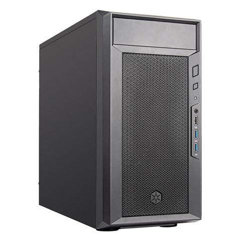 SilverStone FARA 311 Mesh Micro-ATX Case - Black