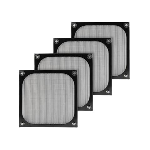 SilverStone FF126B 120mm Fan Grille and Filter Kit - 4 Pack