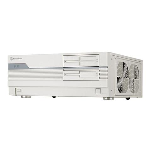 SilverStone FLP01W Retrofitted HTPC ATX Case - White (No PSU)