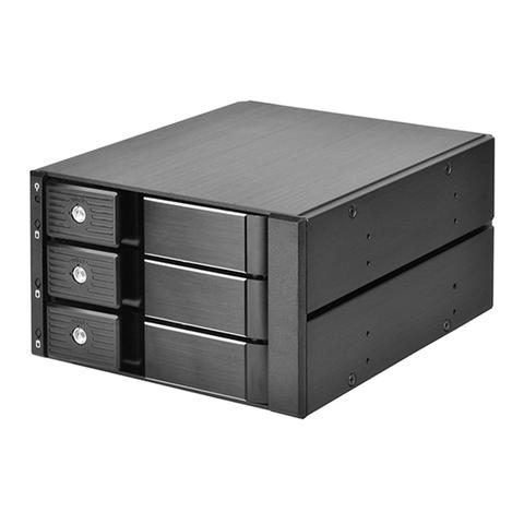 SilverStone FS303-12G 3-Bay Double 5.25" Cage for 3.5" SAS/SATA HDDs
