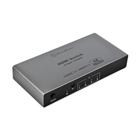 SilverStone HSW41 HDMI 2.0 Switch 4 In 1 Out HDCP 2.2 4K 60Hz HDR10