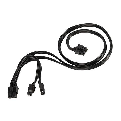 SilverStone PP13 EPS 8-Pin to EPS 8-Pin + 4+4-Pin Splitter for SilverStone PSUs