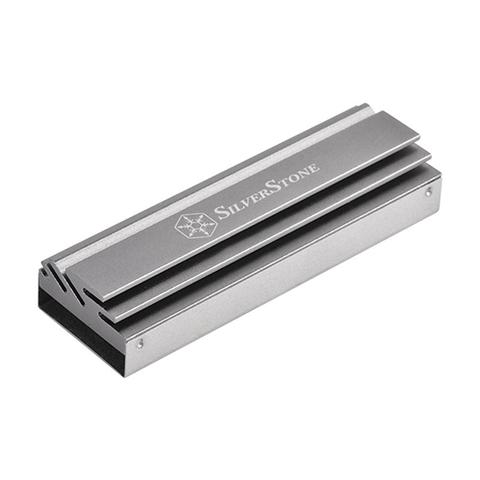 Silverstone TP04 Aluminium Alloy M.2 SSD Heatsink Cooling kit - Titanium Grey