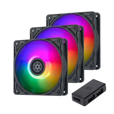 Silverstone VISTA 120 ARGB 120mm PWM Fan - 3-Pack