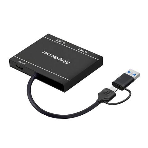 Simplecom USB-C 3.0 to Dual HDMI Display Adapter DA327
