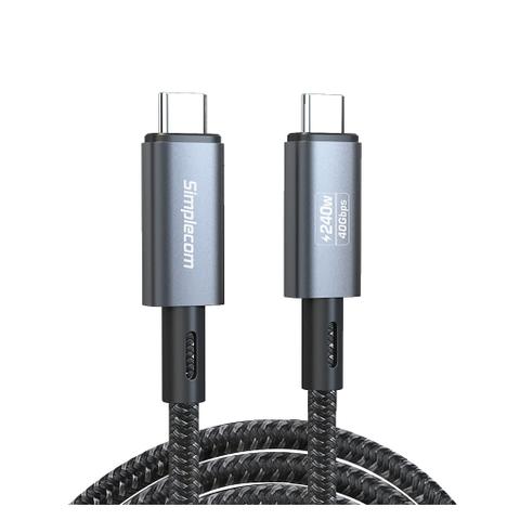 Simplecom CA615 1.5m 8K 60Hz USB-C to USB-C Cable with 240W PD