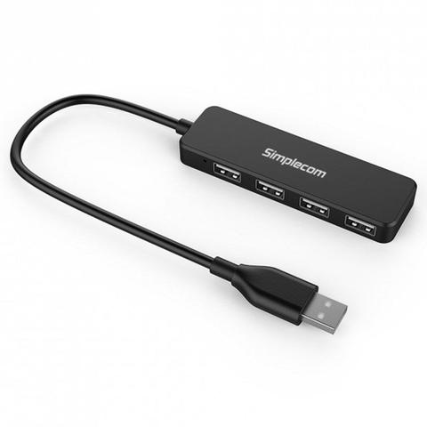 Simplecom CH241 Hi-Speed Ultra Compact 4-Port USB 2.0 Type-A Hub