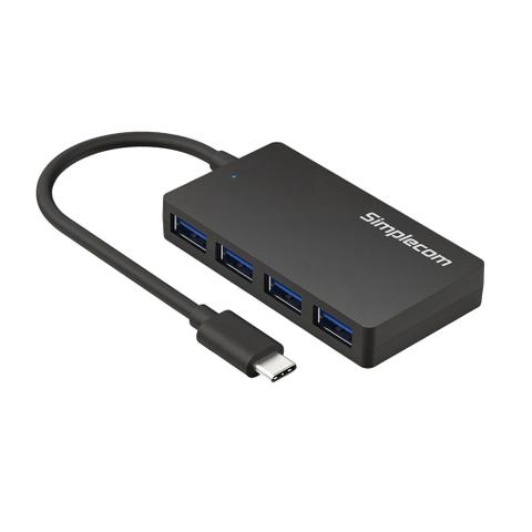 Simplecom CH350 SuperSpeed USB-C to 4-Port USB-A Hub