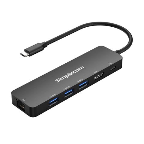 Simplecom CHT560 USB-C SuperSpeed 6-in-1 Multiport Docking Station