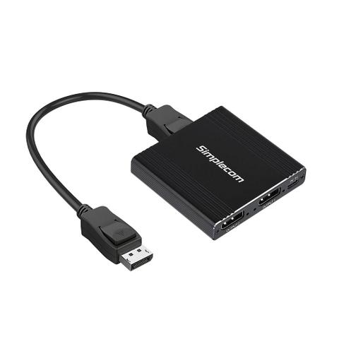 Simplecom CM214 DisplayPort Splitter 1-in-2 Out MST Hub