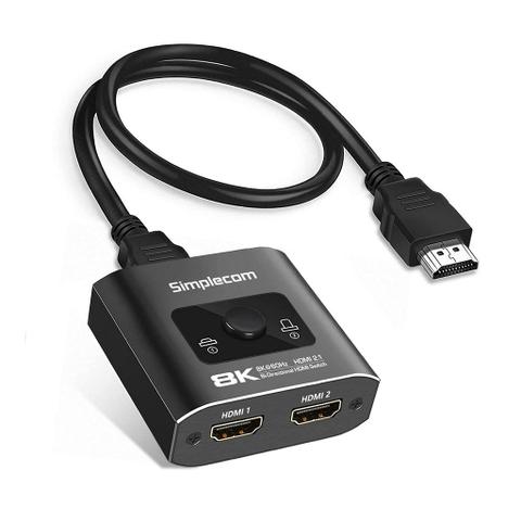 Simplecom CM302v2 Bi-Directional 2-Way 8K 60Hz HDMI 2.1 Switch Selector