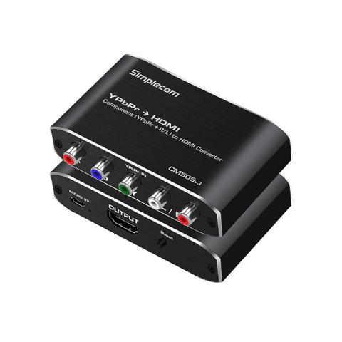 Simplecom CM505v3 Component (YPbPr + Stereo R/L) to HDMI Converter Full HD 1080p