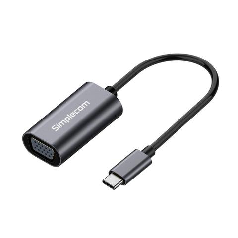 Simplecom DA104 Full HD 1080p USB-C to VGA Adapter