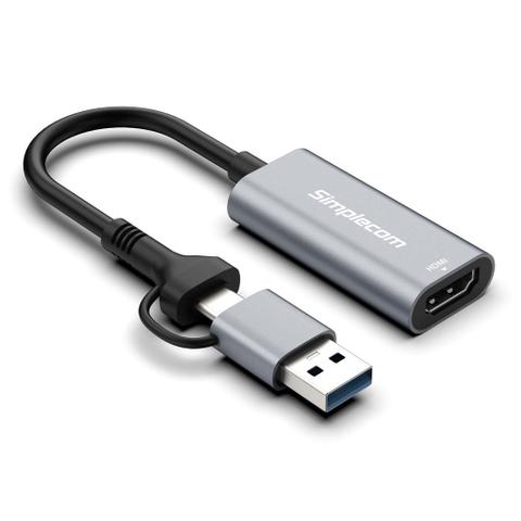 Simplecom DA306C Full HD 1080p USB-C 3.0 to HDMI Video Card Adapter