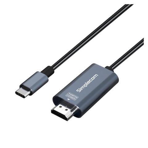 Simplecom DA322 2m 4K 60Hz USB-C to HDMI 2.0 Cable