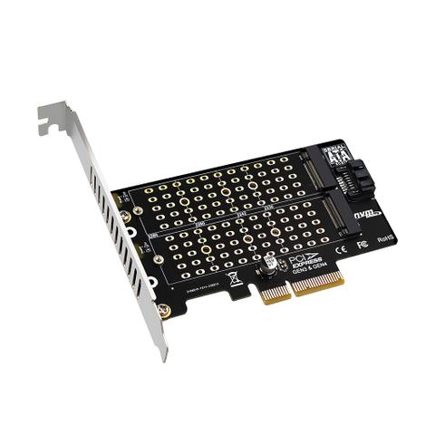 Simplecom EC412v2 NVMe & SATA M.2 SSD to PCIe x4 Expansion Card