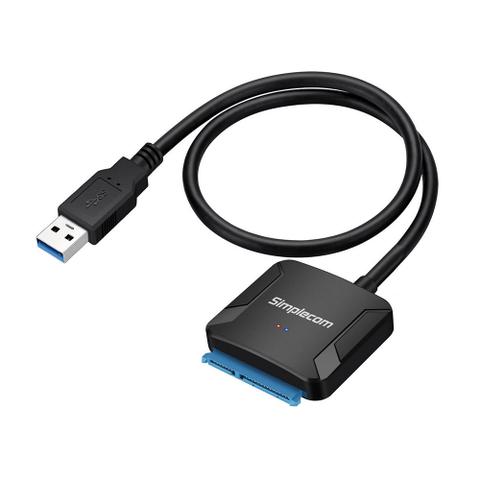 Simplecom SA236 USB 3.0 to SATA Adapter Cable Converter w/ Power Supply
