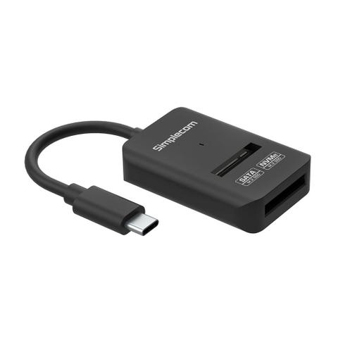 Simplecom SA506 NVMe/SATA Dual Protocol M.2 SSD to USB-C Adapter Converter