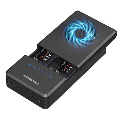 Simplecom SD560 USB 3.2 Gen 2 Dual Bay NVMe M.2 SSD Enclosure Docking Station