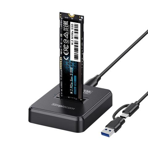 Simplecom SD511 USB 3.2 Gen 2 NVMe & SATA Dual Protocol M.2 SSD Docking Station