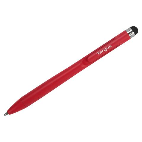 Targus Antimicrobial 2-in-1 Smooth Glide Stylus & Pen - Red