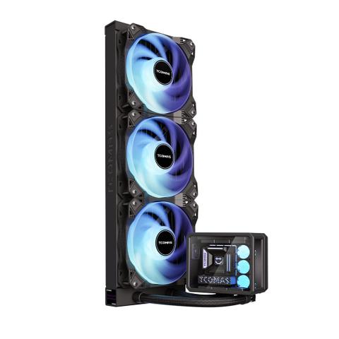TCOMAS WA300 360mm AIO Liquid CPU Cooler - Black