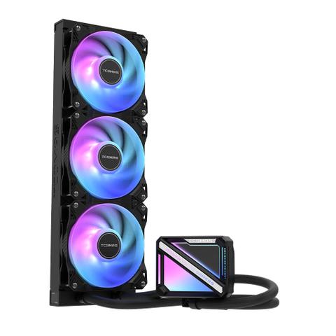 TCOMAS LE200 360mm AIO Liquid CPU Cooler - Black