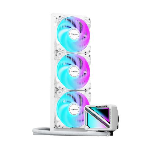 TCOMAS LE200 360mm AIO Liquid CPU Cooler - White