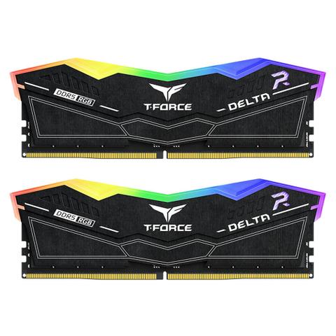 Team T-Force Delta RGB 16GB (2x 8GB) DDR5 CL38 6000MHz Desktop Memory - Black