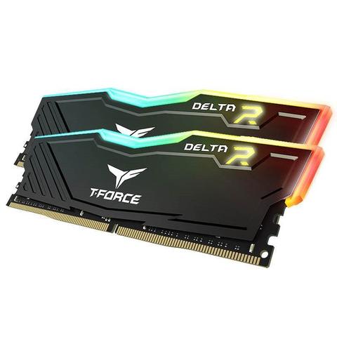 Team T-Force Delta RGB Series 16GB (2x 8GB) DDR4 3200MHz Desktop Memory - Black