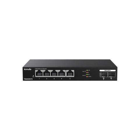 Tenda TEM2007X 5-Port 2.5G Ethernet Switch with 2x10G SFP+ Slots