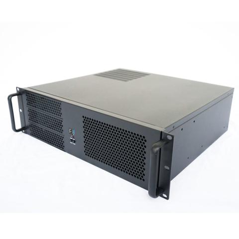 TGC 3U Short Depth Rack Mountable Server Chassis w/ ATX PSU Window
