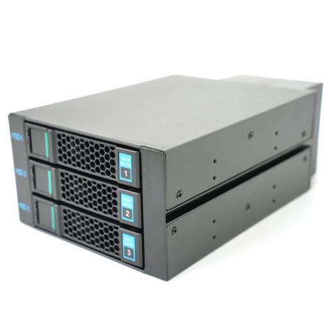 TGC H300 3-Bay 3.5" SATA/SAS Hot-Swappable HDD Enclosure